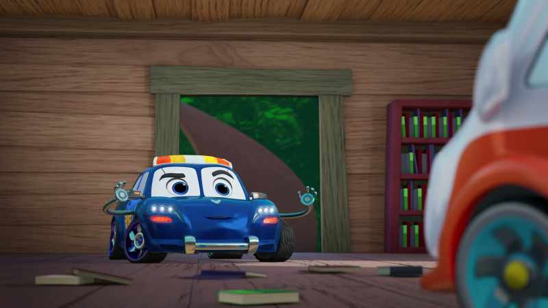 Who put a ramp behind my bookshelf?