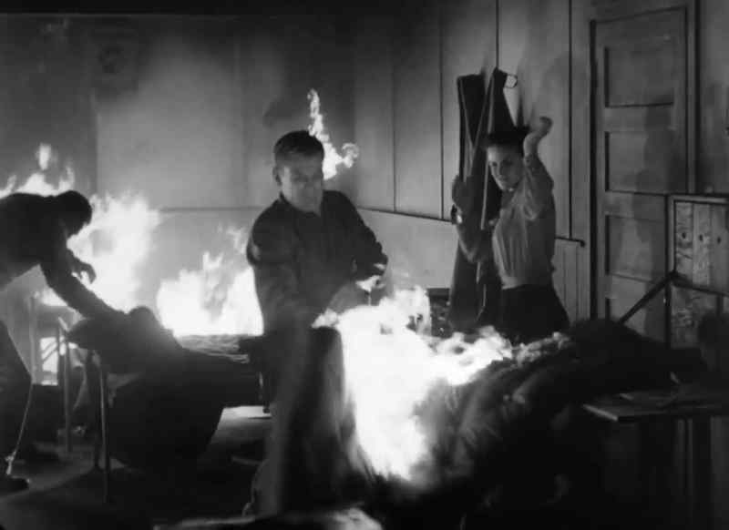 Who’s getting the fire? - I am! Watch it, Captain!