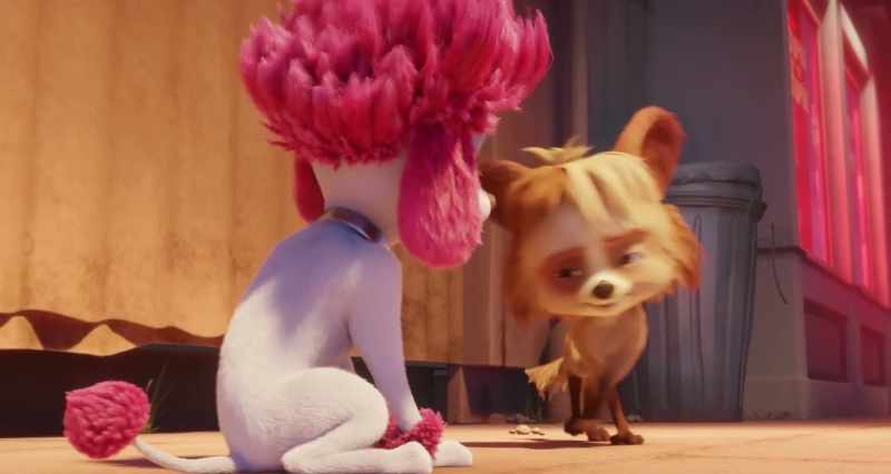 Whoa! Get away from my butt, weirdo!