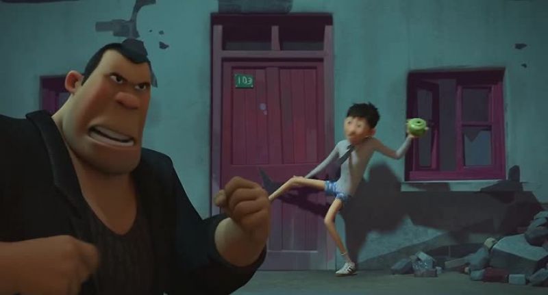 Whoa, I just kicked through a door!