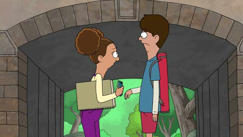 Whoa. I never kissed anyone before. - Me neither
