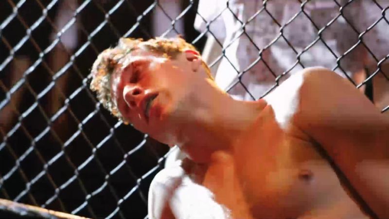 Whoa. Logan Shepherd goes down