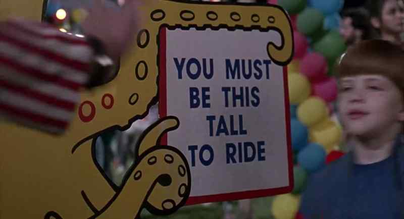 Whoa, slow down, dude, you can't go on this ride