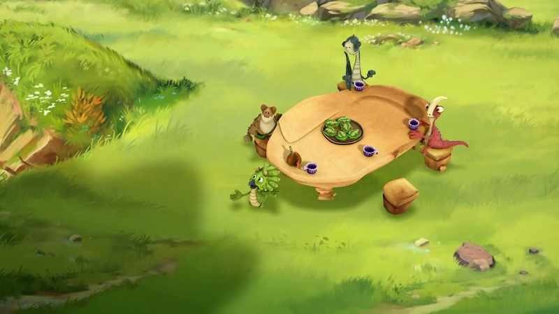 Whoa! -Welcome to our tea party, Giganto!