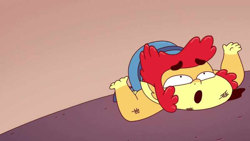 Whoa! [whimpers] I can't do this