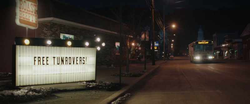 Whoever updates that marquee can't spell for shit