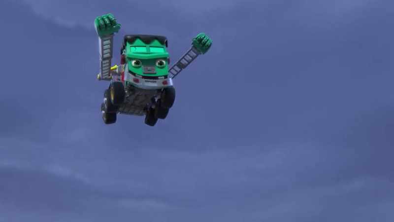 Whoo! Yeah! -[thunder crashes]