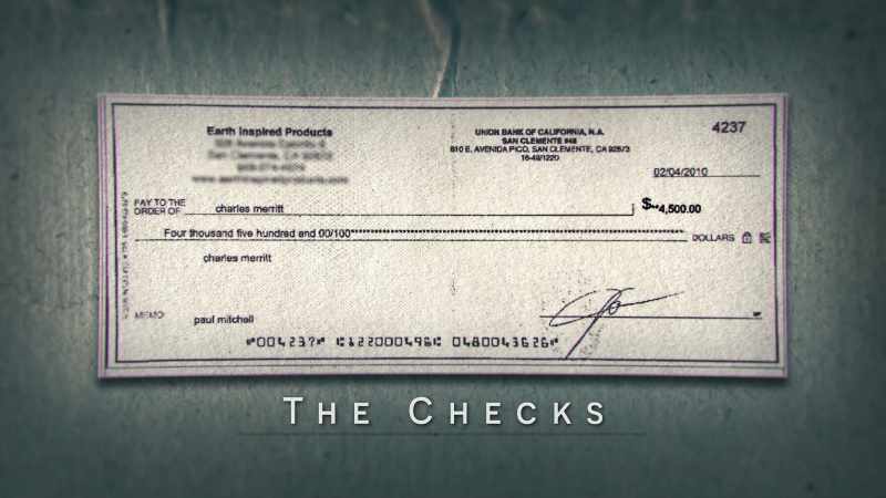 Who's gonna create a check for Charles Merritt