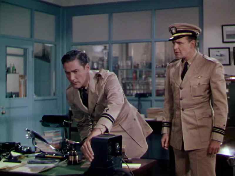 Who's in that plane that just took off? Lieutenant Commander Blake, sir