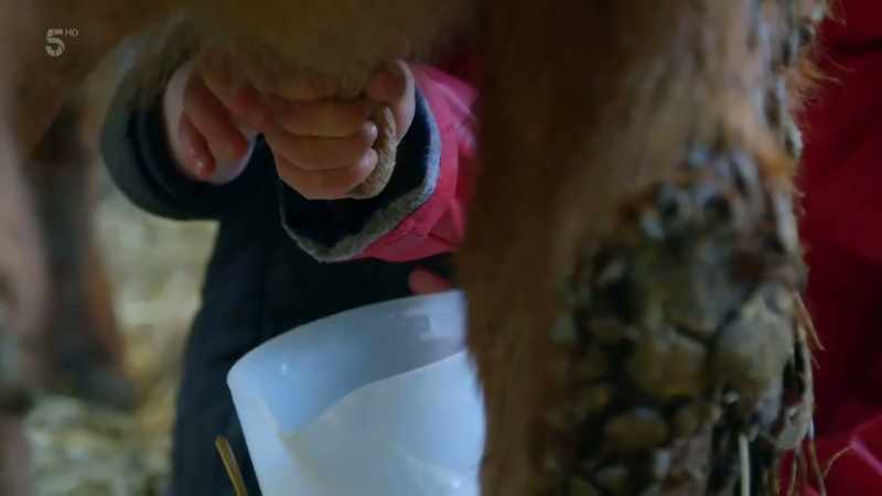 Who's milking now? I can't even see. Me