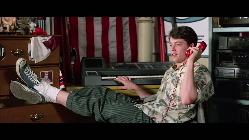Who's he talking toFerris Bueller do you know himYeah He's getting me out of summer school