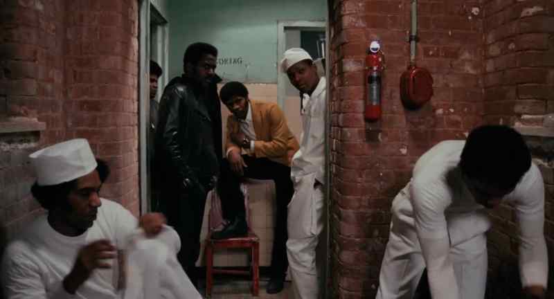 Who's that? - Night janitor. He's okay