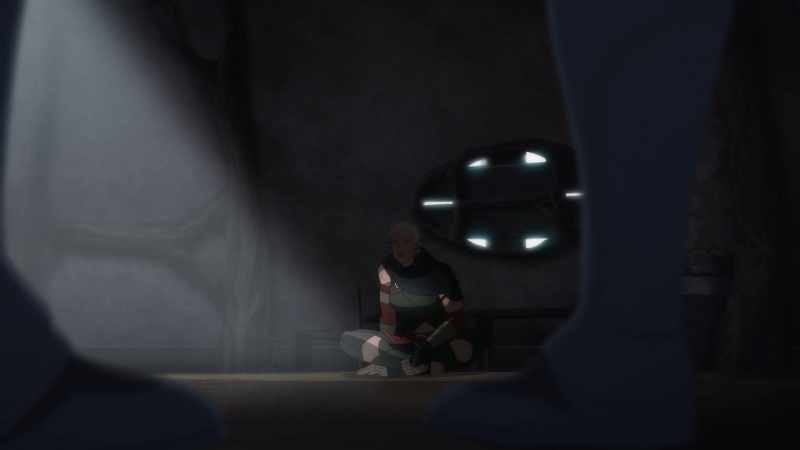 Who's we? - ♪ Over mountains darkly go ♪