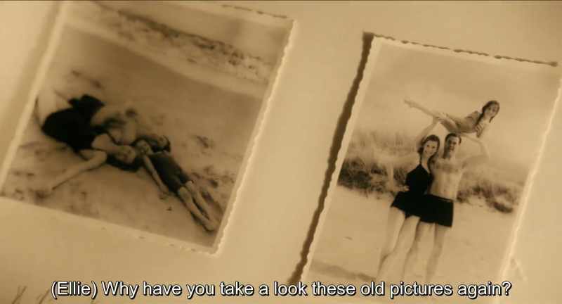 Why are you looking at those old photos again?