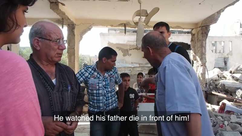 Why? Because he saw his father die before him