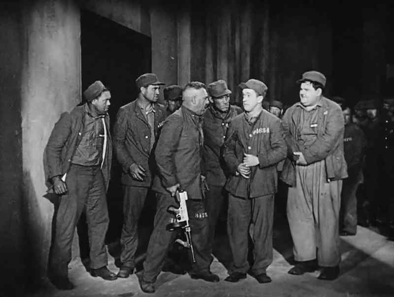 Why did you fire like that in the mess hall? They changed the lock before we got ready!