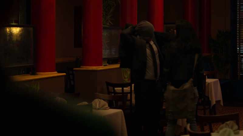 Why did you follow me into the building? - Ms. Jones, lose my card