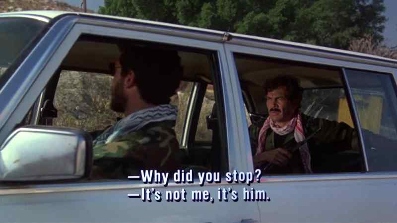 Why did you stop? - It's not me, it's him