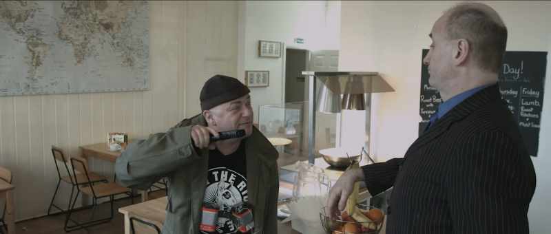 Why do you think I'm pointing a gun in your face?