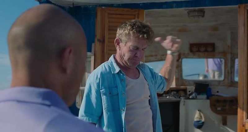 Why don't you go set up some rods at the front
