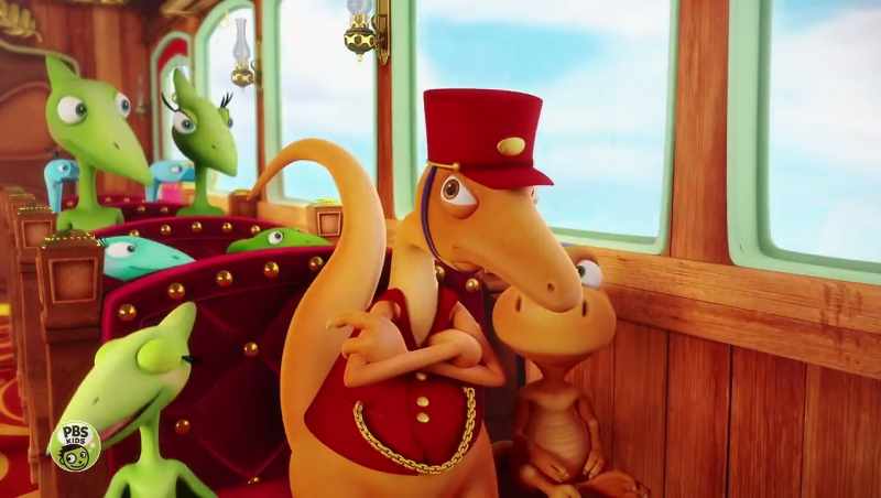 Why don't we just take the Dinosaur Train around the park?