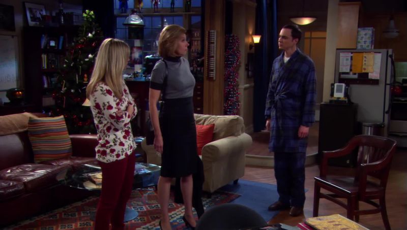 Why is Leonard softly banging his head