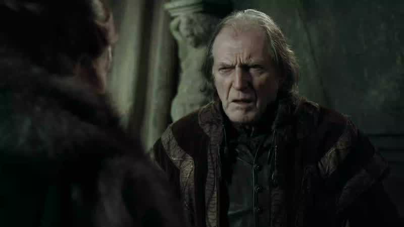 Why should I let him?- If you could climb your own battlements, you would see that he has20,000 men outside your walls