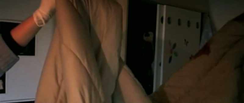 Why was the girl covered with the blanket?