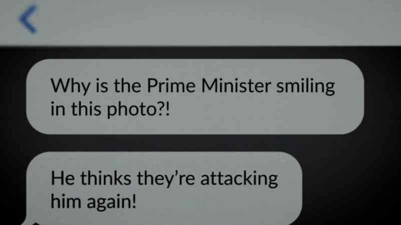 Why is the Prime Minister smiling in this photo?!
