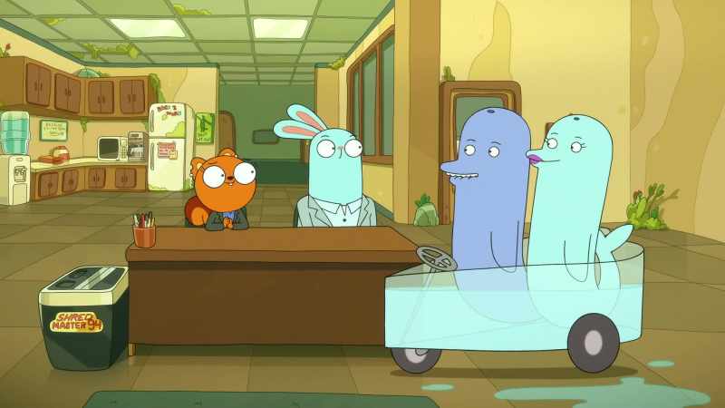 Why'd you have to bring my old sippy cup, Bar? It's embarrassing