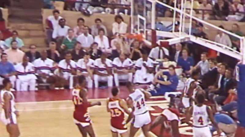 Wilkins gets knocked to the deck, and watch Mahorn