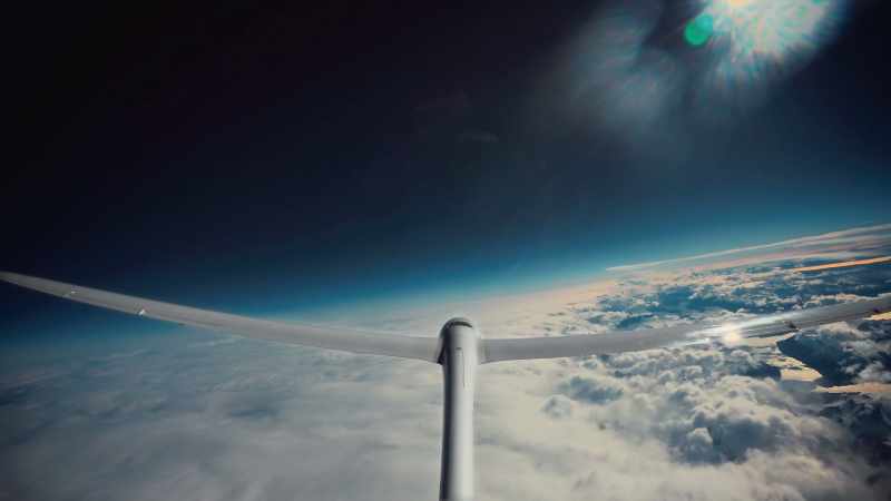 WILL SMITH: 52,000 feet up makes this the highest glider