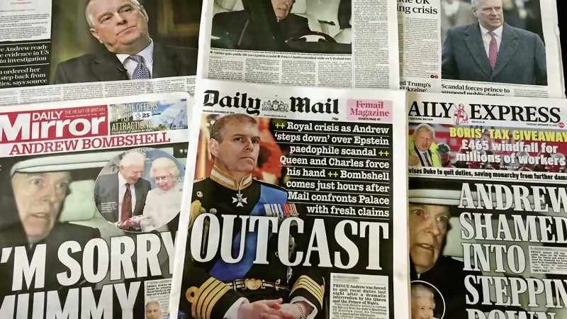 Williams: PRINCE ANDREW HAS TO STEP BACK FROM ROYAL DUTIES