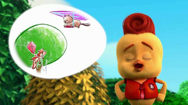 Willow saw Frazz get tangled in the tree