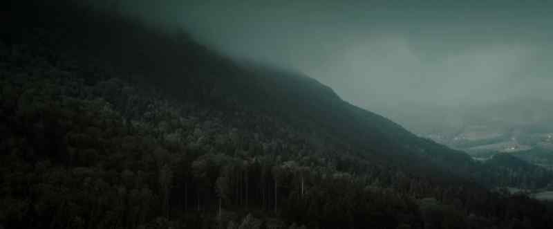 (wind blowing) (brooding music)