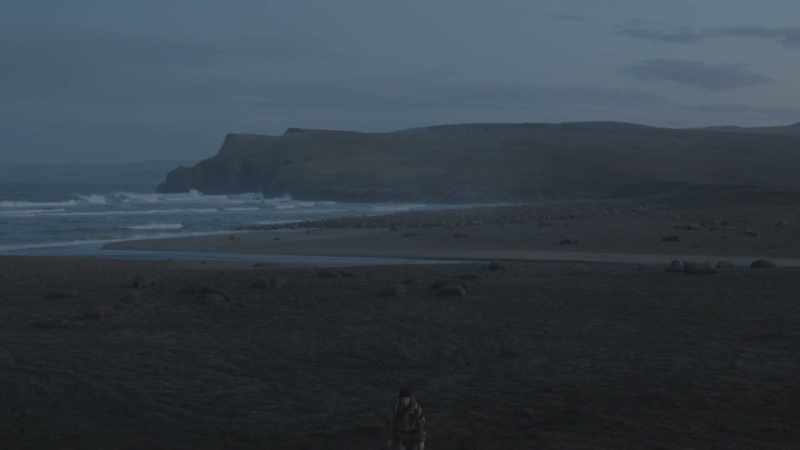 [wind gusting] [sea roaring]