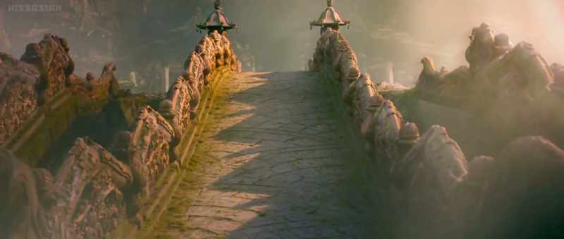 Wind shakes the immortal tower