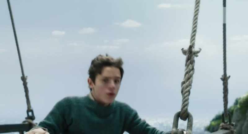 (wind whistling) - (whimpers)