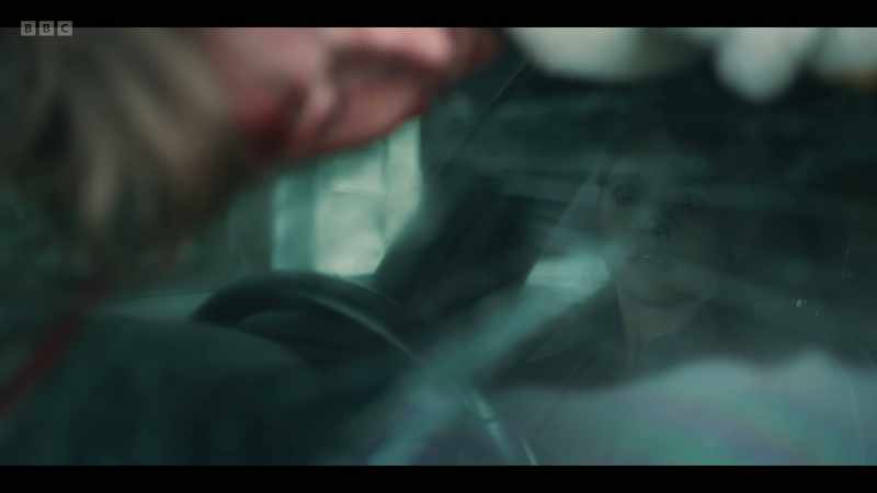 (windshield shatters) -(Hitch gasps)