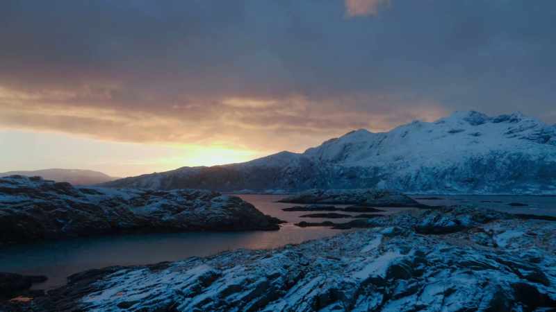 Winter in the Arctic Circle