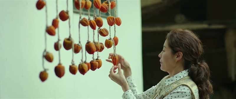 Winter has to come to eat good dried persimmon