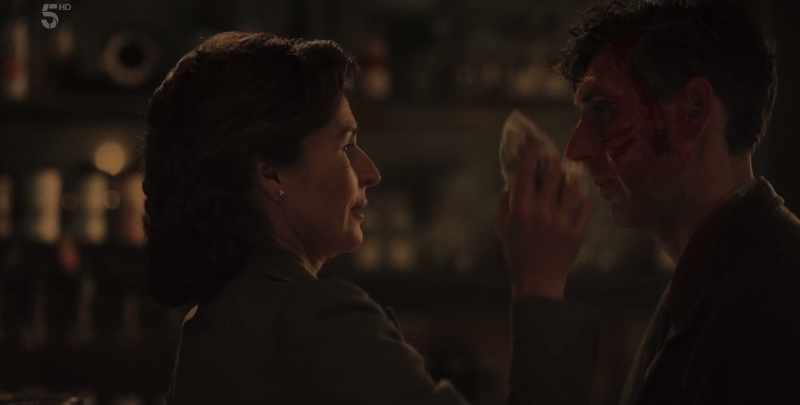 Wiping gore off another man's face doesn't break any wedding vows, you know?