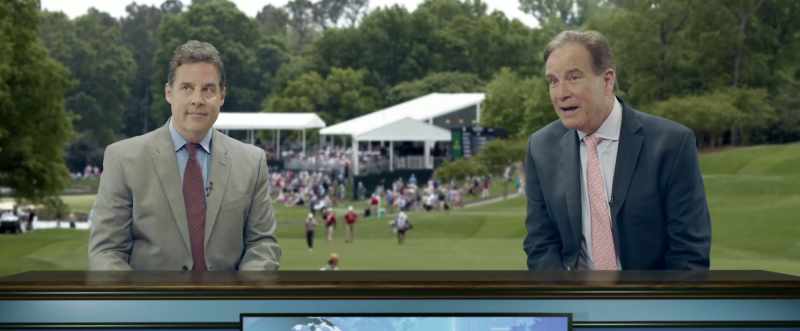 With a birdie of one, (spectators clapping)