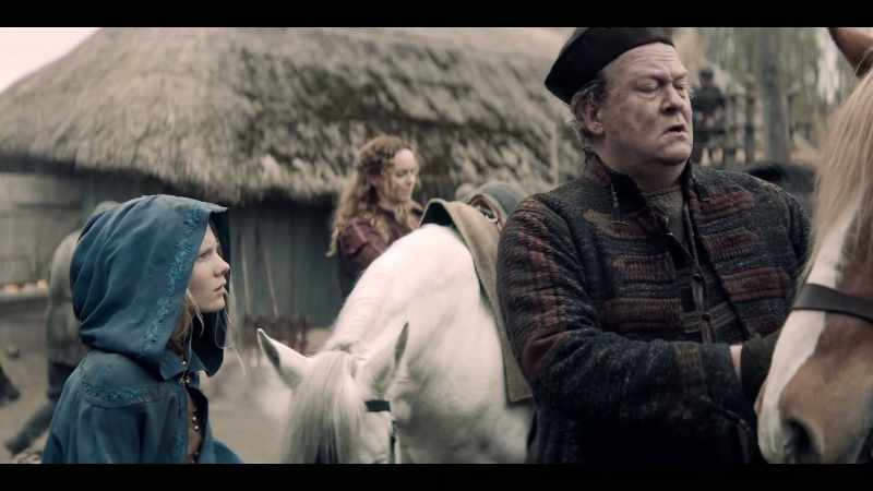 With a fast horse