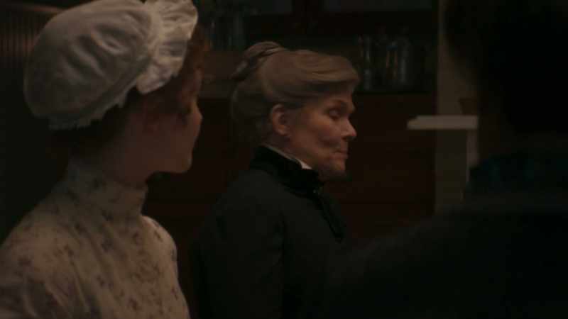 With a mother and son