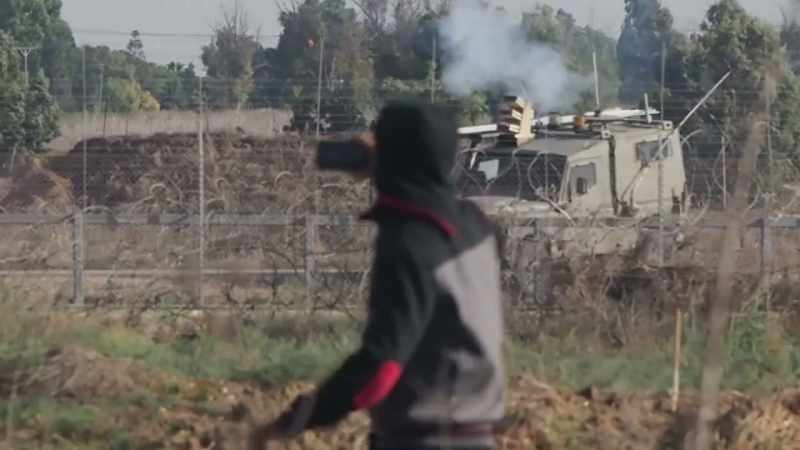 With a seemingly endless supply Of tear gas
