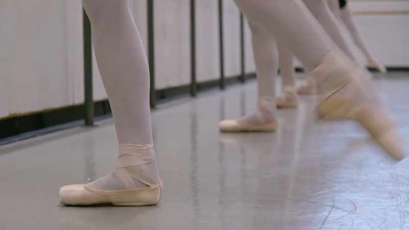 With Balanchine, it's exact. And how do you put your head?