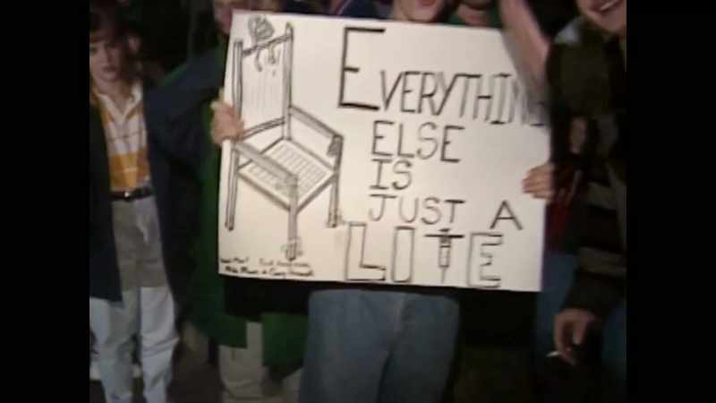 With chants and candles