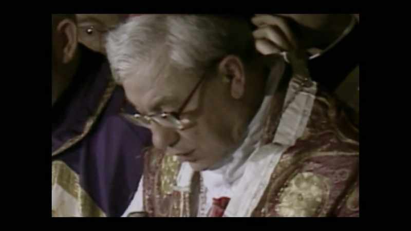 With this Christian rite of farewell