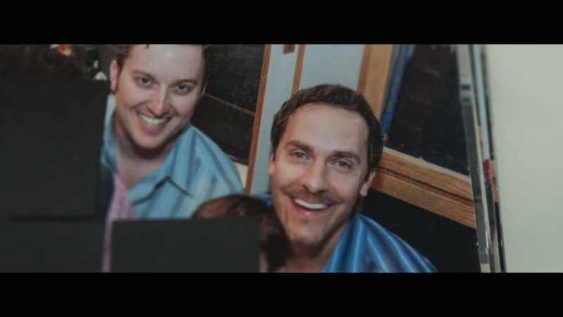 With his domestic partner at his side